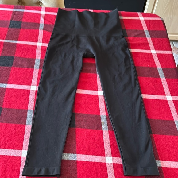 BELLY BANDIT MOTHER TUCKER LADIES BLACK MATERNITY LEGGINGS-M - Picture 1 of 5